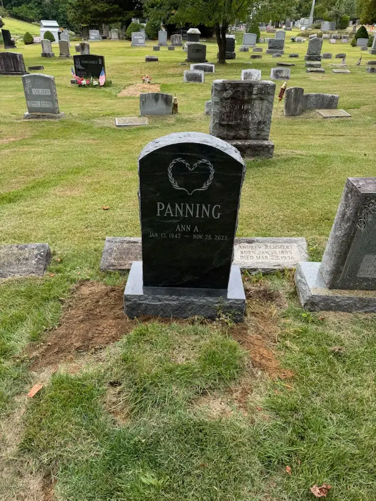 Bronze Headstone hand-carved by Bronze Memorials in NJ — image 2