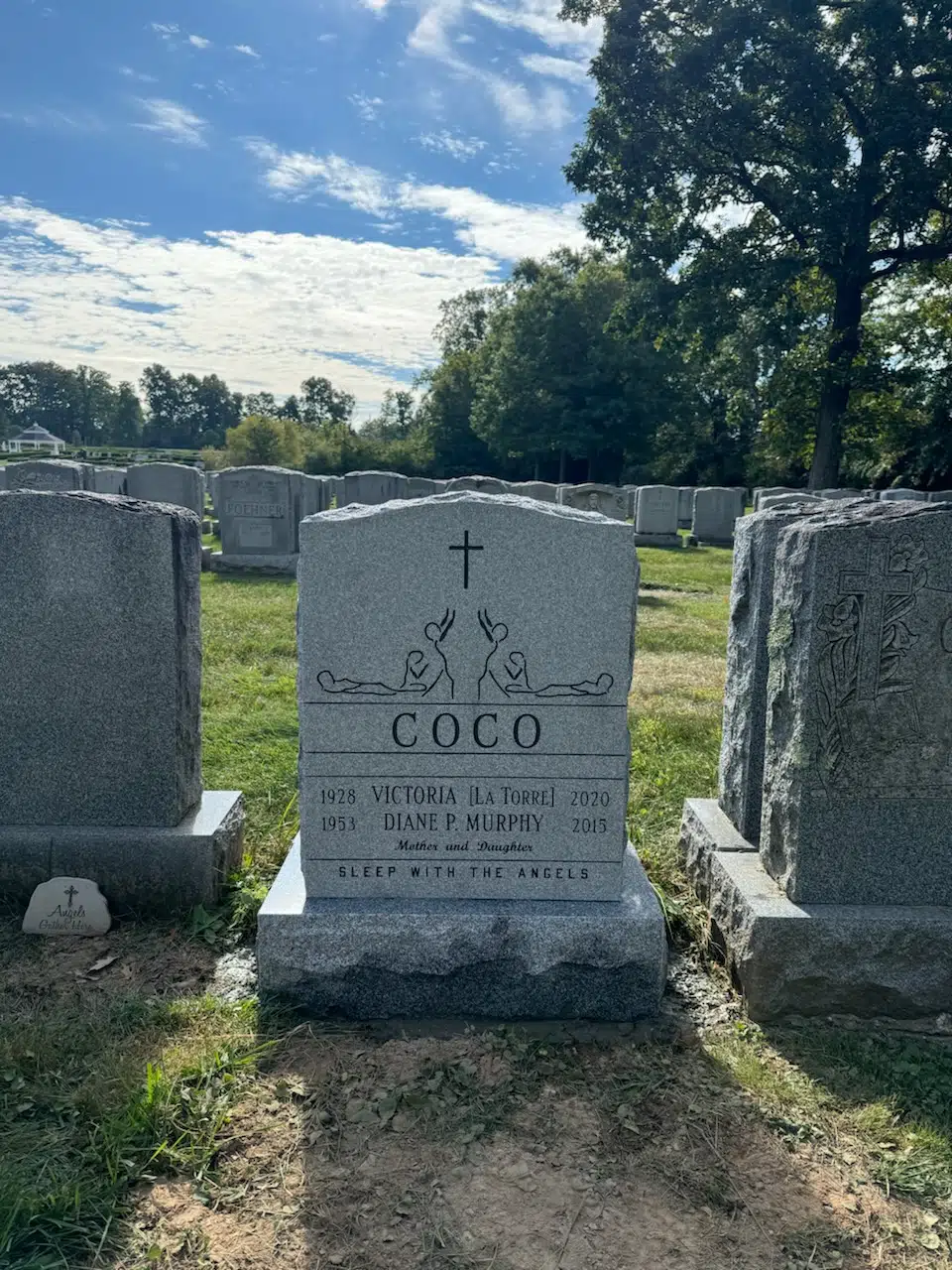 Bronze Headstone hand-carved by Bronze Memorials in NJ — image 6